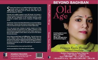 OLD AGE; Beyond Baghban by Ms. Swarana Kanta Sharma
