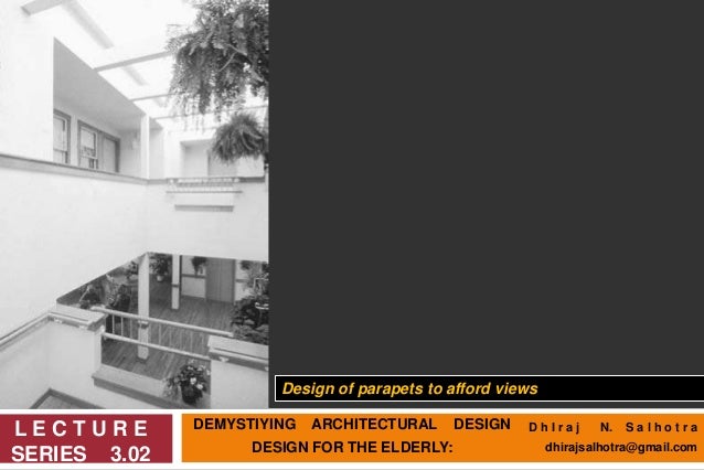  Design  Guidelines  Home  for the Elderly