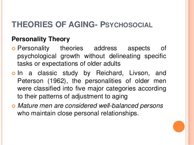 what are the psychological theories of aging