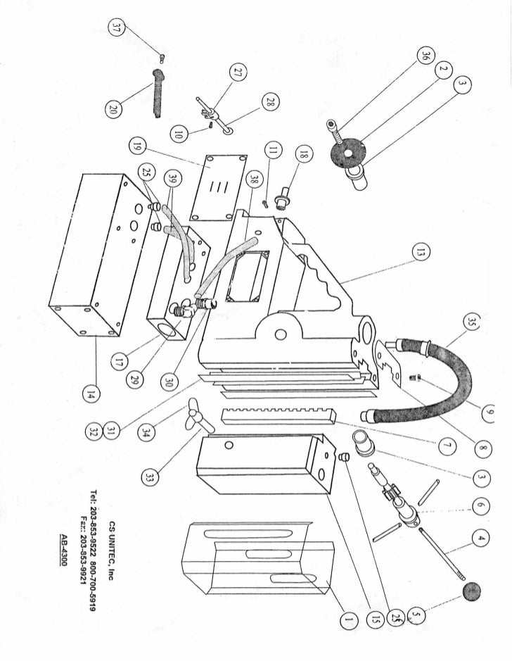 CS Unitec Pneumatic Drills Schematic Old AB4300