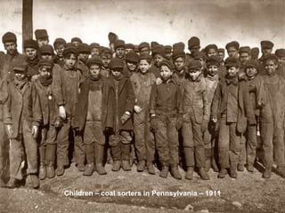 Children – coal sorters in Pennsylvania – 1911 
