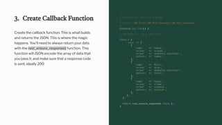 Old WP REST API, New Tricks | PDF