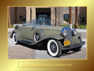 Chrysler Le Baron Dual Cowl Phaeton 1931 