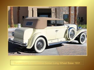 Duesenberg J Convertible Sedan Long Wheel Base 1931 