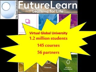 Virtual Global University
1.2 million students
145 courses
56 partners
 