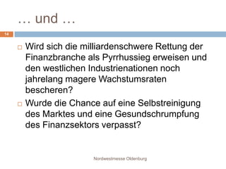 Müssen Europa und Amerika ihre Wachstumsmodelle anpassen? Mehr Konsum in Europa mehr Exportorientierung in Amerika?