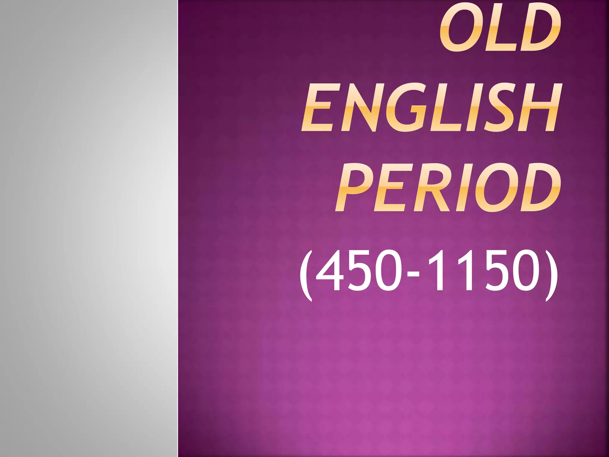 old-english-ppt