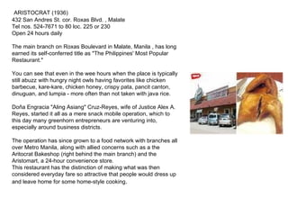 Oldest Restaurants In Manila | PPS