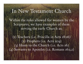 Old Fashioned - Gender Roles in the Church | PDF