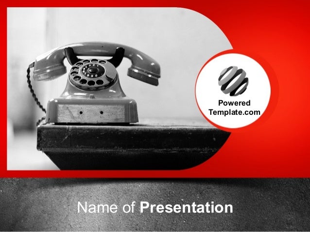 telephone template