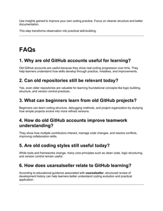 Old GitHub Accounts – Everything You Need to Know Today.docx