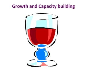 Growth and Capacity building
 