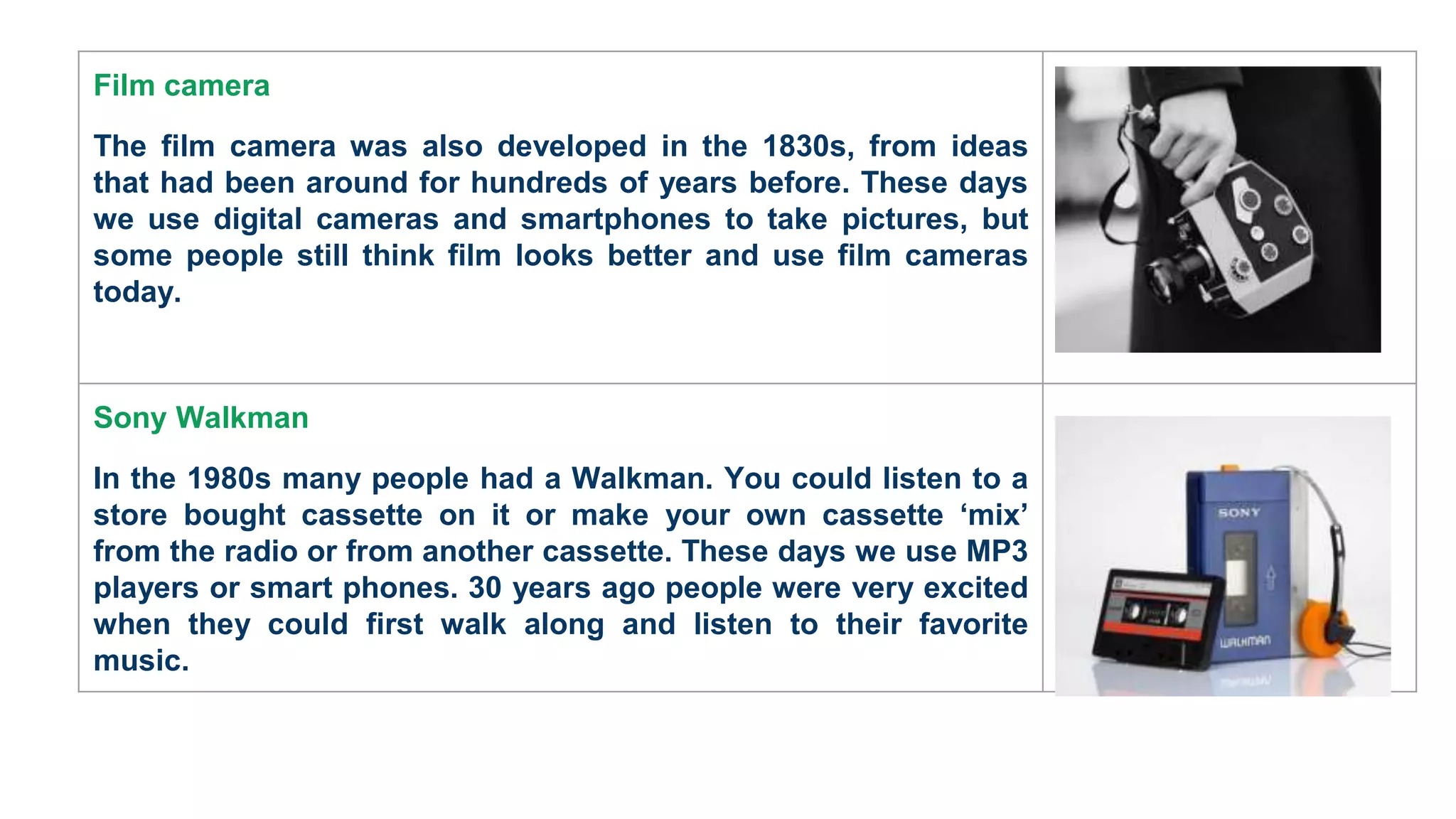 Old inventions that changed the world | PPTX