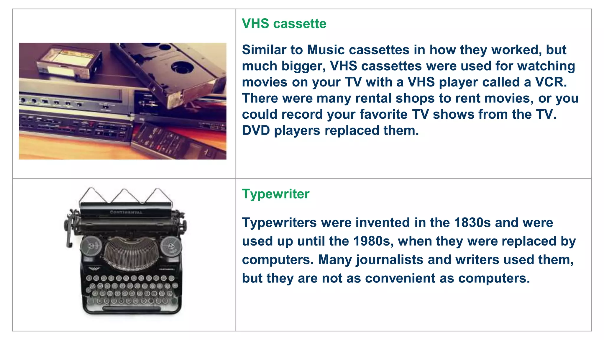 Old inventions that changed the world | PPTX
