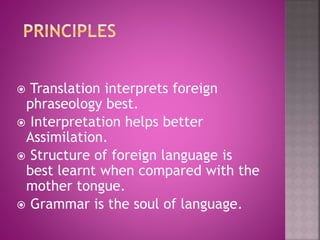 Old methods of teaching english | PPTX