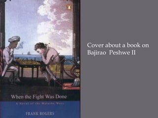 Cover about a book on BajiraoPeshwe II
