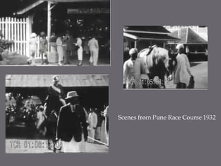 Scenes from Pune Race Course 1932
