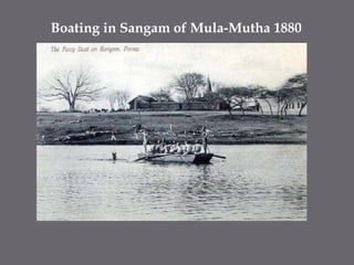 Boating in Sangam of Mula-Mutha 1880