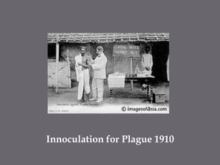 Innoculation for Plague 1910