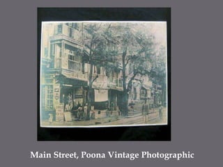 Main Street, Poona Vintage Photographic 