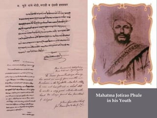 Mahatma JotiraoPhulein his Youth 