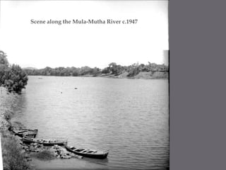 Scene along the Mula-Mutha River c.1947