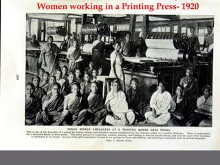 Women working in a Printing Press- 1920