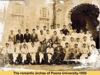 The romantic arches of Poona University! The romantic arches of Poona University! The romantic arches of Poona University! The romantic arches of Poona University-1950 