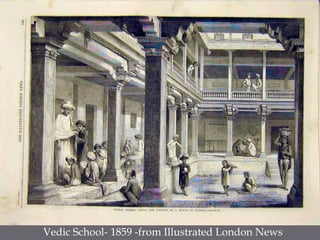 Vedic School- 1859 -from Illustrated London News