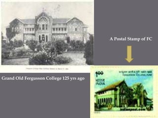 A Postal Stamp of FCGrand Old Fergusson College 125 yrs ago