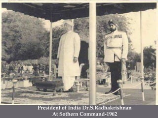 President of India Dr.S.RadhakrishnanAt Sothern Command-1962