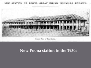 New Poona station in the 1930s
