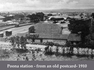 Poona station - from an old postcard- 1910 