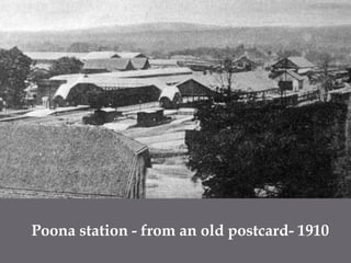 Poona station - from an old postcard- 1910 