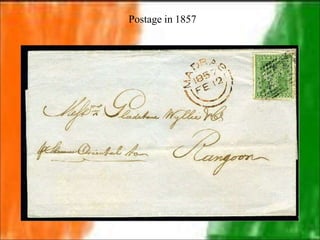 Postage in 1857
 