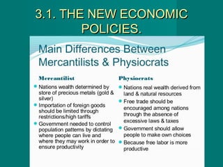 3.1. THE NEW ECONOMIC3.1. THE NEW ECONOMIC
POLICIES.POLICIES.
 