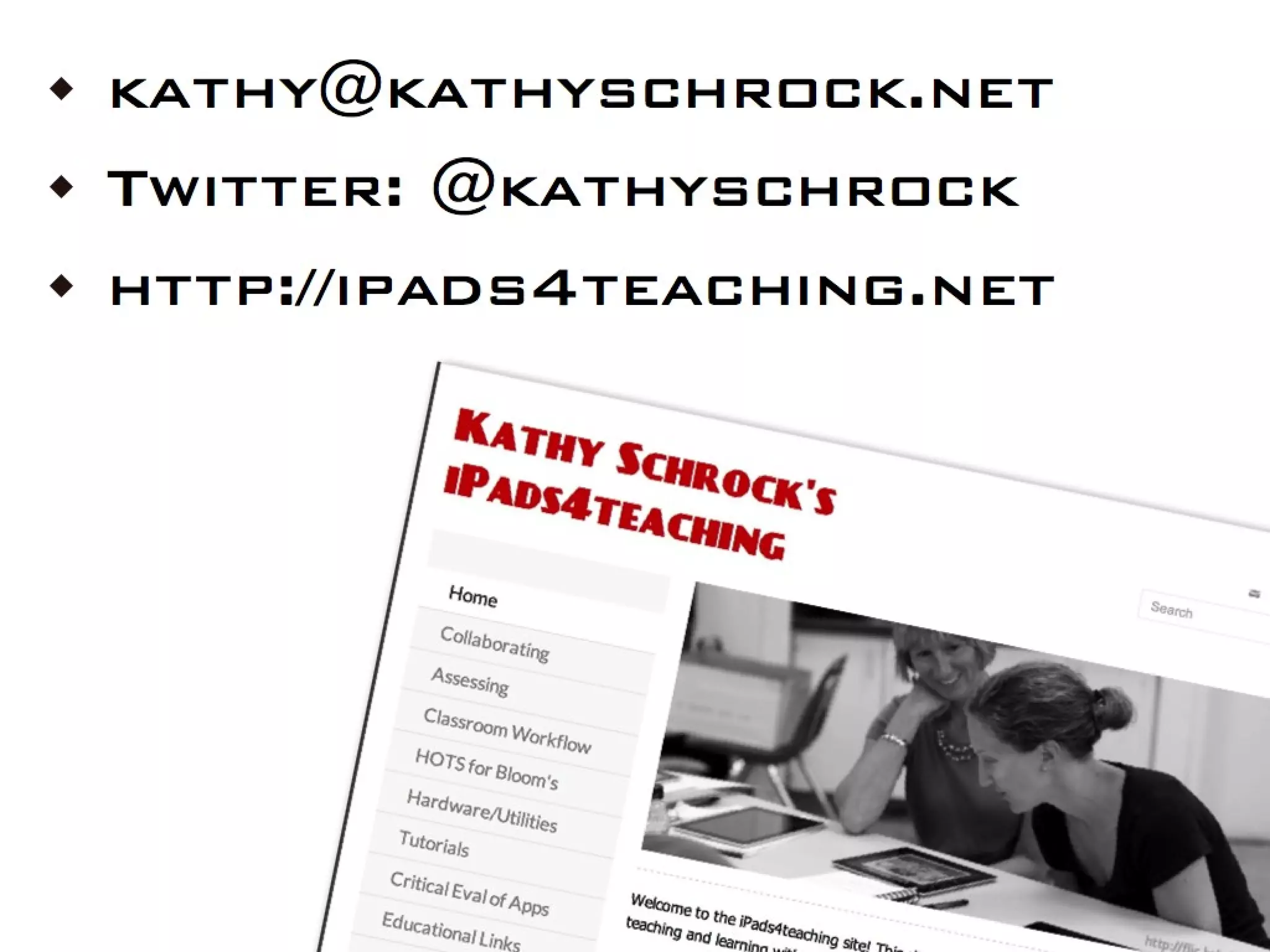 Old school meets new school: using technology for assessment