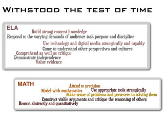 Old school meets new school: using technology for assessment