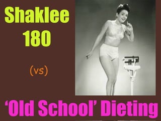 Shaklee
180
(vs)
‘Old School’ Dieting
 