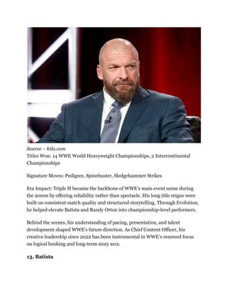 Old School vs Modern Icons_ The Greatest WWE Wrestlers Of All Time in ...
