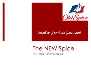 The NEW Spice New Media Marketing Proposal Smell as Fresh as You Look 