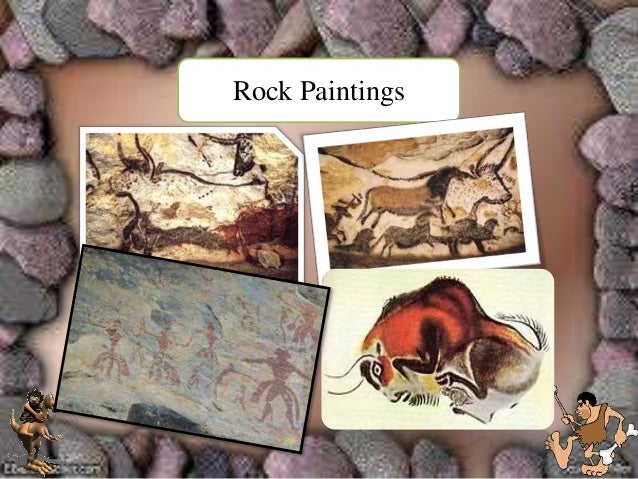 old stone age rock painting old stone age