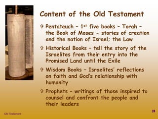 Introduction to the Old testament | PDF
