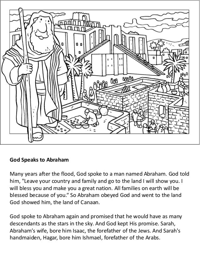Old Testament Stories For Children Coloring Book