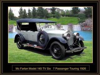 Mc Farlan Model 145 TV Six  7 Passenger Touring 1926 