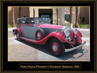Rolls Royce Phantom II Windover Sedanca 1934 