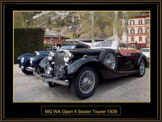 MG WA Open 4 Seater Tourer 1939 