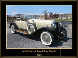 Isotta Fraschini Typo 8 Sala Phaeton 1924 