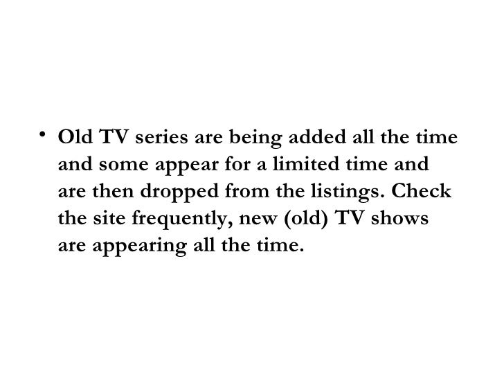old-time-tv-shows