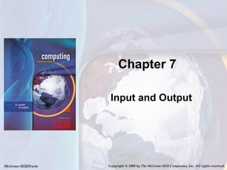 Chapter 7 Input and Output 